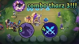 combo tharz 3 swordsman + mino wyrmslayer magic chess mobile legend