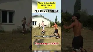 Fionn VS Antonio Pt3 🔥 Crazy MMA Fight | Garage Fights