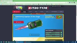 Nitro Type #57 getting more than 9,000 xp in a single race