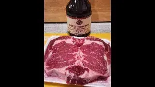 Sweet Bourbon Rib-Eye Steaks