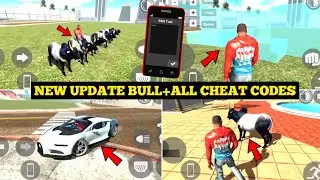 Bull Cheat Code+Riding Option in Indian Bike Driving 3D 🤯🔥| New Water Prop Cheat Code |Harsh in Game