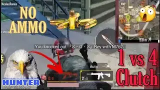 1 vs 4 Clutch ( No Ammo) || GEORGOPOL || Pubg Mobile || K4E HUNTER