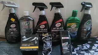 Komparasi 8+1 Black  Wax Dalam Menyembunyikan Swirls.