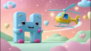 H for Helicopter | एच फॉर हेलिकॉप्टर | Learn Alphabet with Helicopter &ndash; ABC Learning for Kids