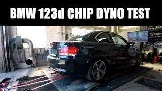 BMW 123d CHIP DYNO TEST