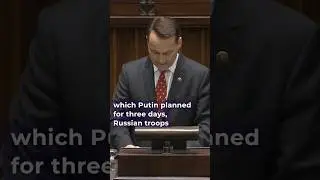 Polish FM: Russia's $200 Billion War Yields Just 20% of Ukrainian Territory