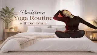 Yoga in Bed - Nighttime Stretch Routine for Better Sleep with Savasana