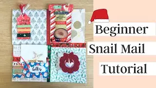 Simple Snail Mail Flipbook |beginner friendly| |Christmas snail mail|