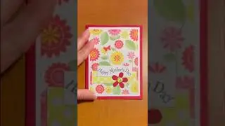Homemade Mother&rsquo;s Day card #homemadecard #art #card #mothersday #mothersdaygift #cardidea