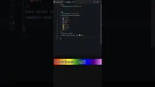 Rainbow Text Effect using CSS | CSS Tricks