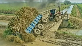 Tractor 65 hp Tractor | Tractor Power | Tractor Stunts | Adam Tractor | Tractor Accident Trolley 