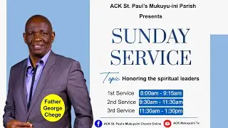 SUNDAY THIRD SERVICE - HONORING THE SPIRITUAL LEADERS