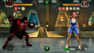 Uncollected Tigra Boss Fight with Void (very Easy) - Marvel Contest of Champion