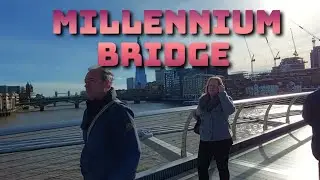 London walk I Blackfriars Pier to Millennium Bridge.