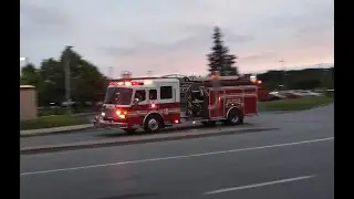 Fort Wayne Fire Department Engine 18 Responding, Arrival