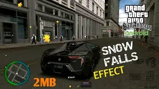 Snow Falls Effects For GTA San Andreas Android Import