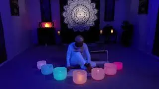 This is a crystal bowl cover Temple of Silence by Deuter