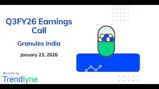 Конференция по обсуждению финансовых результатов Granules India за 3 квартал 2026 финансового года.