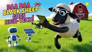 Baa Baa Black Sheep Goes High-Tech! #Baa baa black sheep #fun for kids