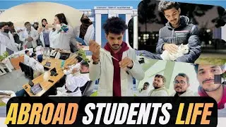 MBBS Students Life In Abroad 🥼🩺 | Classes, Biochem Lab & Fun 🧪| MBBS Diaries | 163 | Gabru Vlogs 