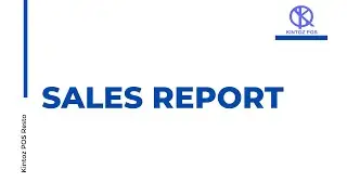 RESTAURANT POS SALES REPORT