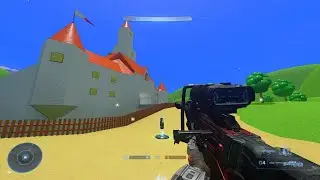[120FPS] Halo Infinite 1vs1 DM - Forge Map:Peach's Castle - Ryzen 7700X & Vega56