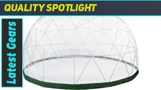 VEVOR Upgraded Greenhouse 9.5FT Geodesic Dome: Best Garden Dome Bubble Tent!