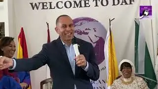 CONGRESSMAN HAKEEM JEFFRIES & HIS DELEGATION VISIT THE DIASPORA AFRICAN FORUM (DAF)
