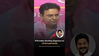 Is CM Revanth Reddy involved in a ₹8,888Cr scam?  KTR makes shocking allegations! #shots #telangana