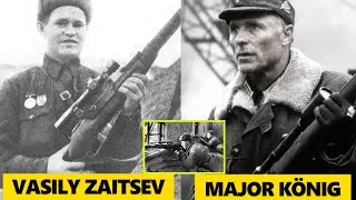 Vasily Zaitsev vs. Major König: The Deadliest Sniper Duel in Stalingrad (1942)