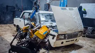LADA ENGINE SWAP