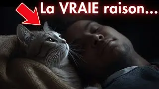 Si votre chat dort avec vous&hellip; ce n&rsquo;est PAS un hasard : d&eacute;couvrez les 9 raisons CHOC