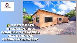 🏡 2 BED 2 BATH APARTMENT IN A COMPLEX OF 2 IN IBEX HILL NEAR THE AMERICAN EMBASSY