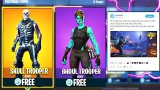 Epic Games Response To SKULL TROOPER COMING BACK TO FORTNITE
