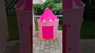 Beautiful cubby House - castle Tent assembly#jimin with daddy#youtubeshorts