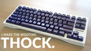 I made the thockiest Wooting 80HE (Assembly & Sound Test)