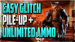 BO7 ZOMBIE GLITCH -NEW Easy Pile-Up Glitch + Unlimited Ammo Glitch - God Mode Unlimted Round !