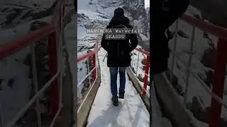Manthoka Waterfall Skardu Pakistan in winter season Beautiful Waterfall