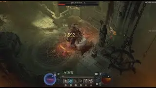 Diablo 4 The BUTCHER and GOBLIN in Dungeon (Barbarian Gameplay)