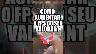 COMO AUMENTAR O FPS DO VALORANT #valorant #pcfraco #aumentarfps