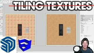 Избегайте TILING текстурных изображений в SketchUp!