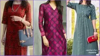 Latest office wear kurti design ideas,