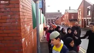 Children in UK vs children in Poland.