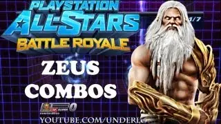 PlayStation All-Stars Battle Royale - Zeus Combo Tutorial