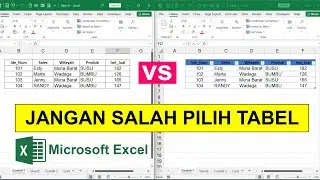 Tabel di Excel
