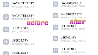 Resolve corrupt files on the keyboard
