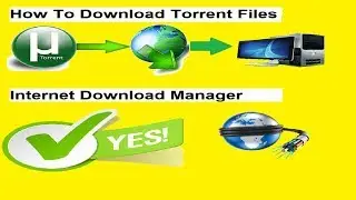 Torrent Files With IDM (Internet Download Manager) How to download tips and trick || 2017