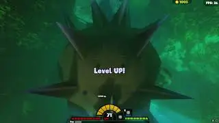 giant level 400+ pufferfish! FEED AND GROW FISH PART 1