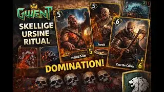 THEY COULDN’T TAKE IT 😈 | Ursine Ritual Skellige | 2 FORFEITS | GWENT