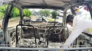 CHECKOUT | Tata Indica Caught Fire In Mumbai !